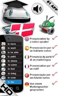 Download Danish Verbs HD LearnBots APK