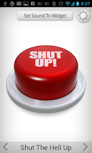 Shut Up Button