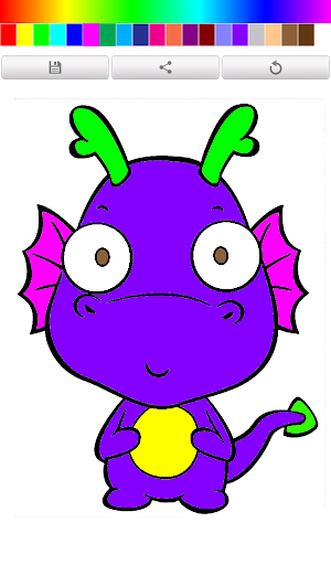 Coloring Book Dragon