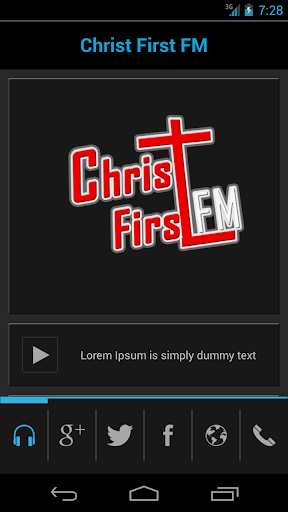 【免費音樂App】Christ First FM-APP點子