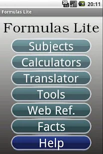 Formulas Lite