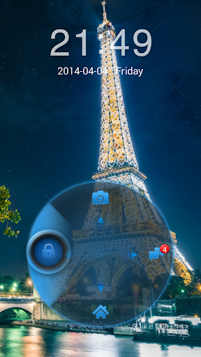 【免費個人化App】Eiffel Tower HD Locker Theme-APP點子