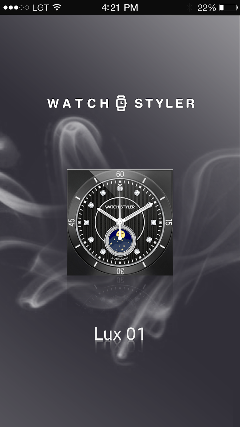 Watch Face Gear - Lux1 Screen 2