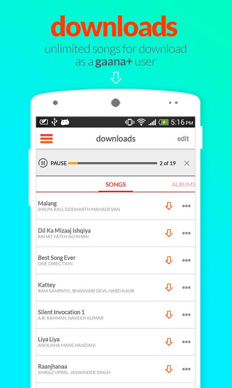 Gaana – Hindi Songs Online - screenshot